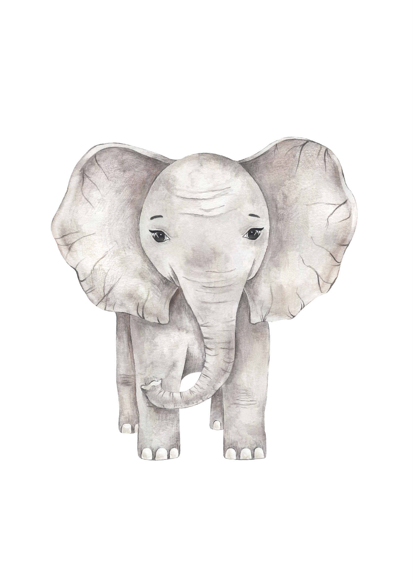 ELEPHANT NURSERY ART PRINT - Coeur et Maman