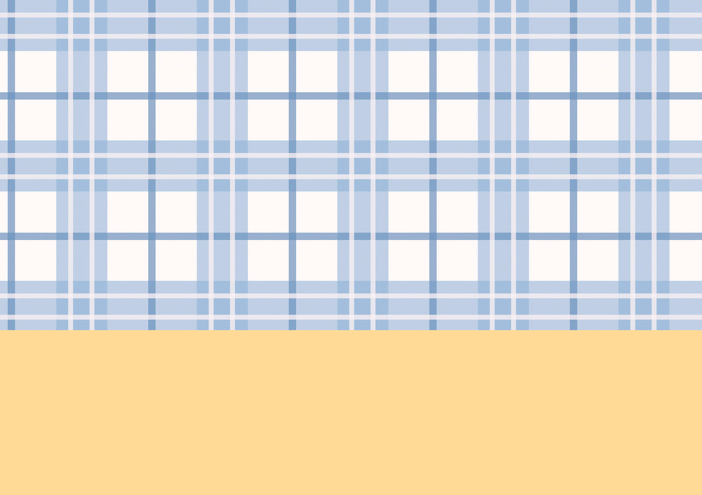 Blue Tartan Wallpaper Border