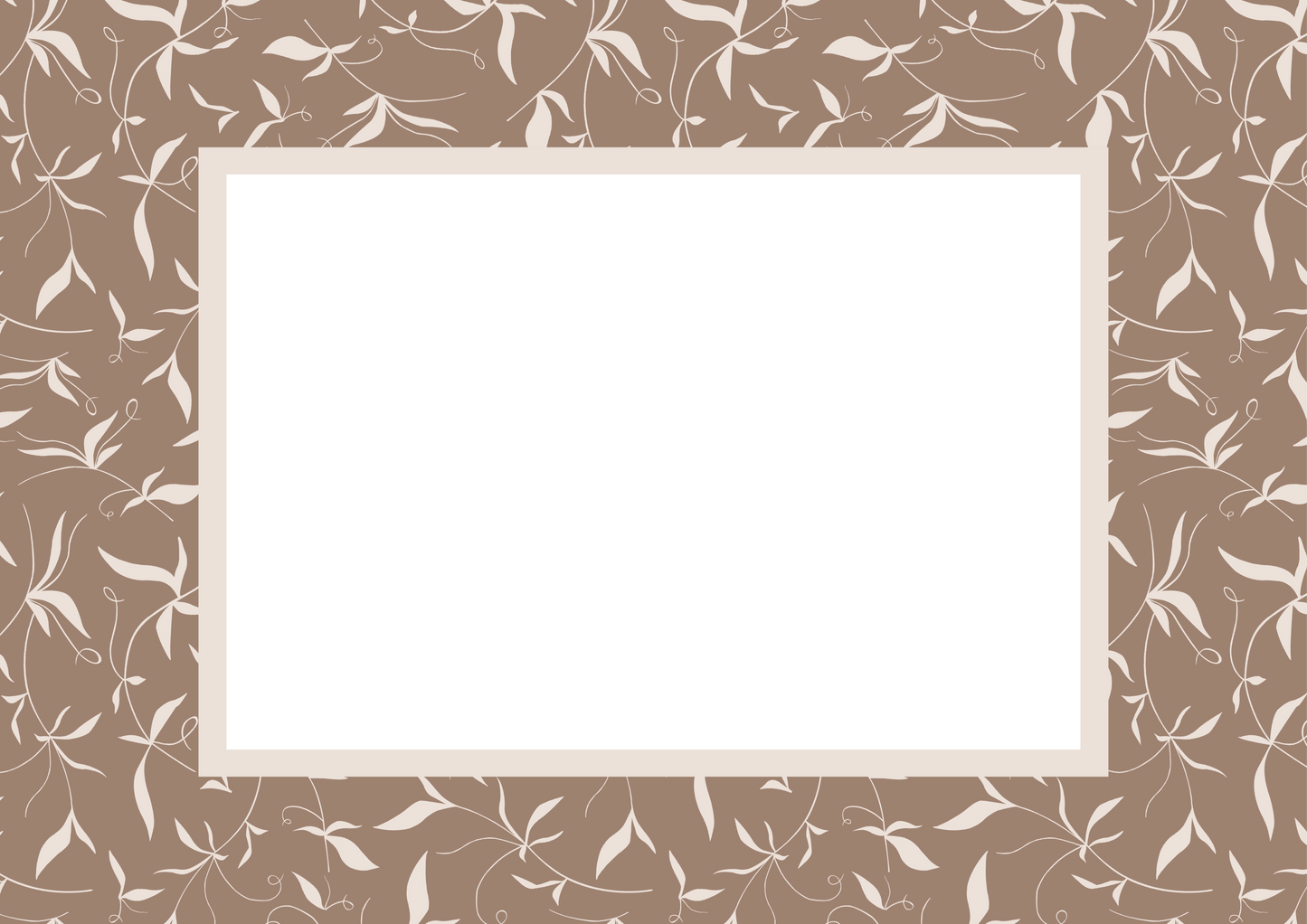 Botanical Photo Mount - passe-par-tout - landscape aperture - Coeur et Maman