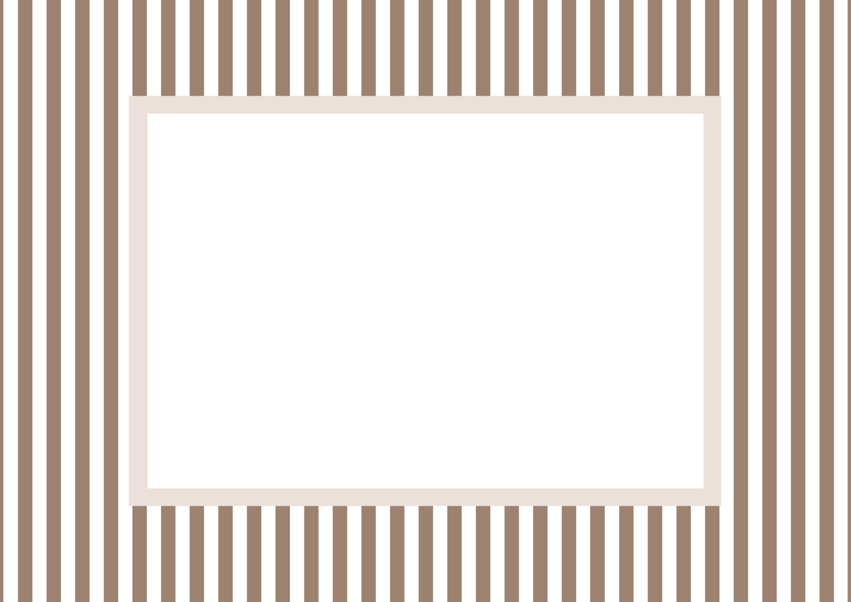 Small Stripes Photo Mount - passe-par-tout - landscape aperture - Coeur et Maman