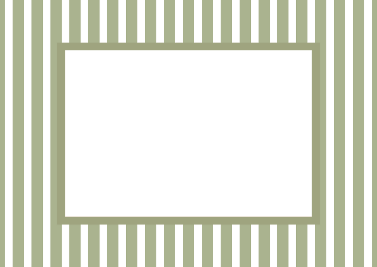 Medium Stripes Photo Mount - passe-par-tout - landscape aperture - Coeur et Maman