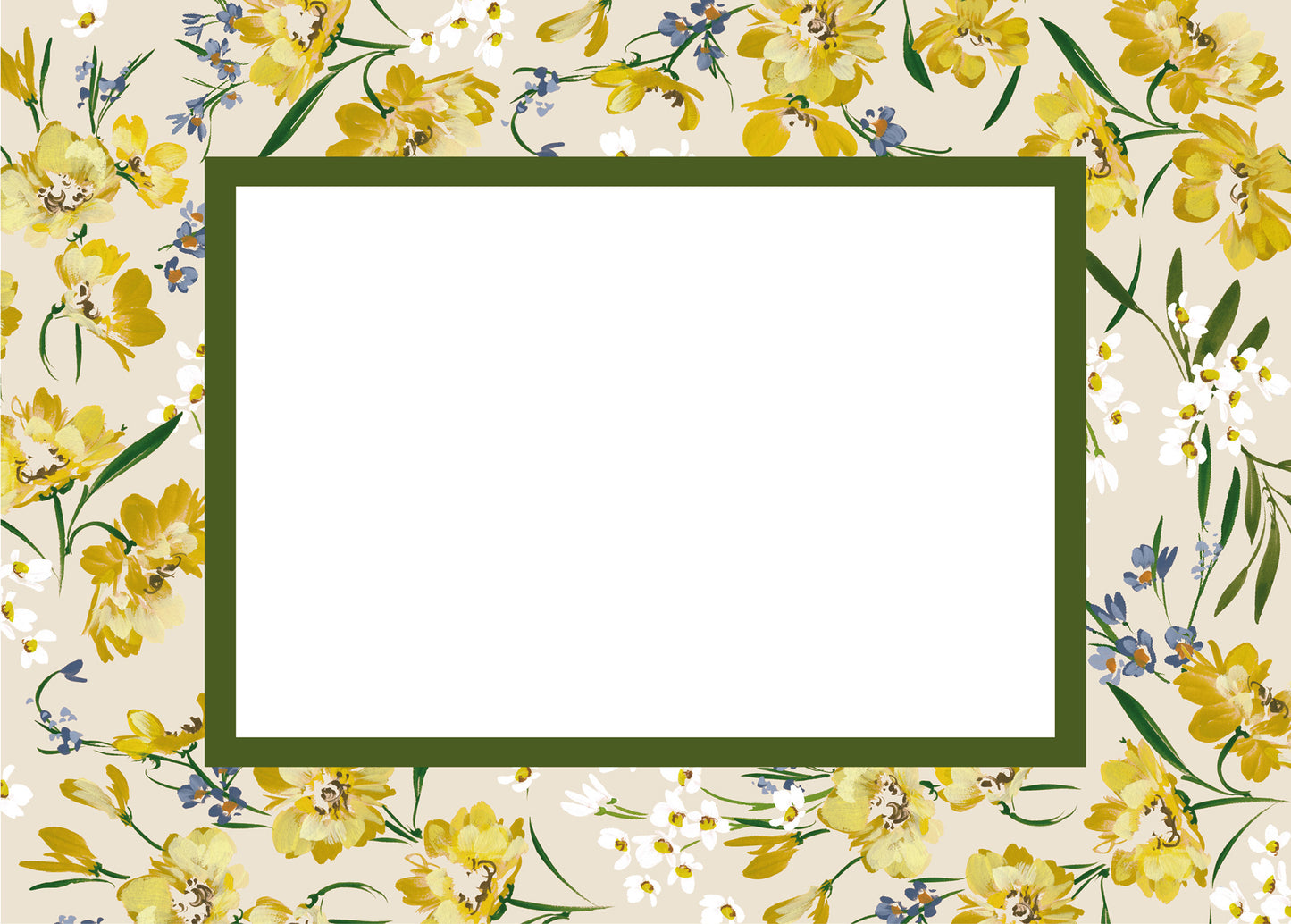 Green Garden Photo Mount - passe-par-tout - landscape aperture - Coeur et Maman