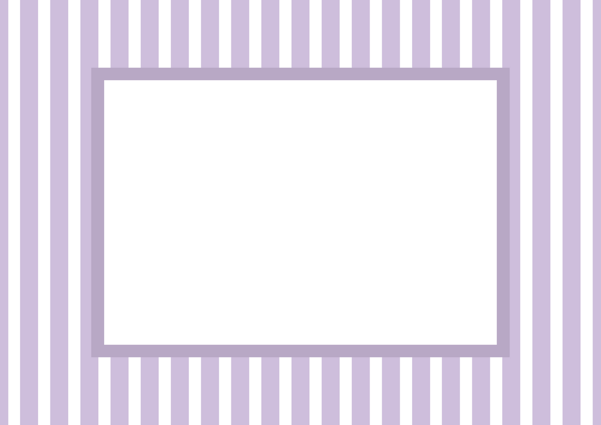 Medium Stripes Photo Mount - passe-par-tout - landscape aperture - Coeur et Maman