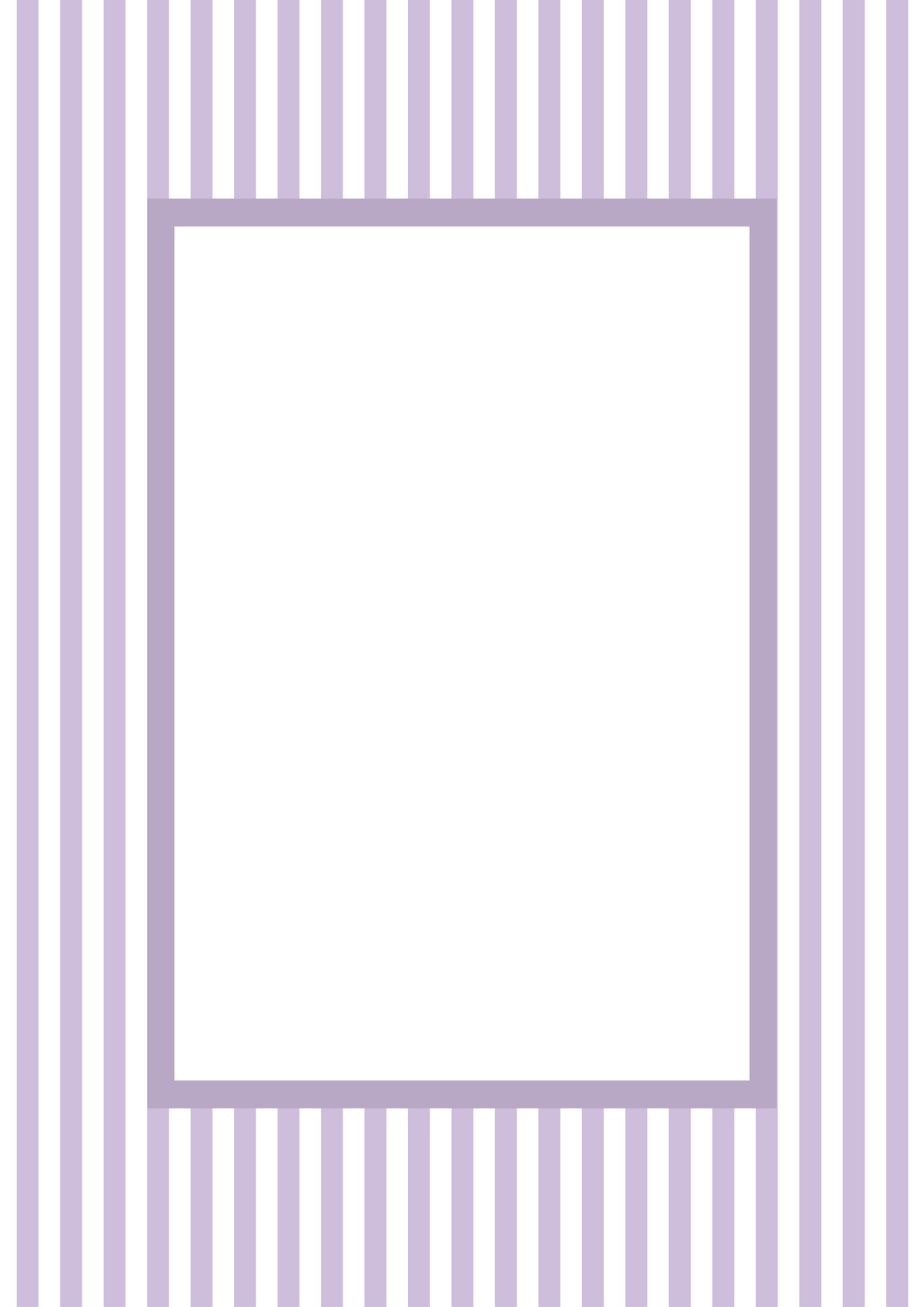 Small Stripes Photo Mount - passepartout frame - rectangular aperture - Coeur et Maman