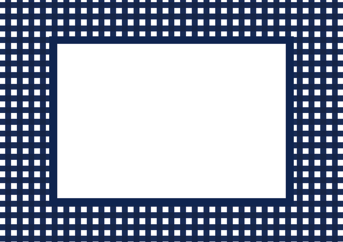 Gingham Photo Mount - passe-par-tout - landscape aperture - Coeur et Maman