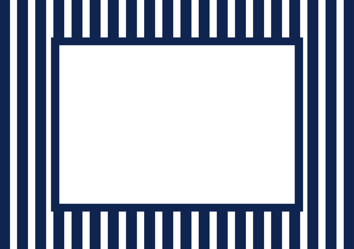 Medium Stripes Photo Mount - passe-par-tout - landscape aperture - Coeur et Maman