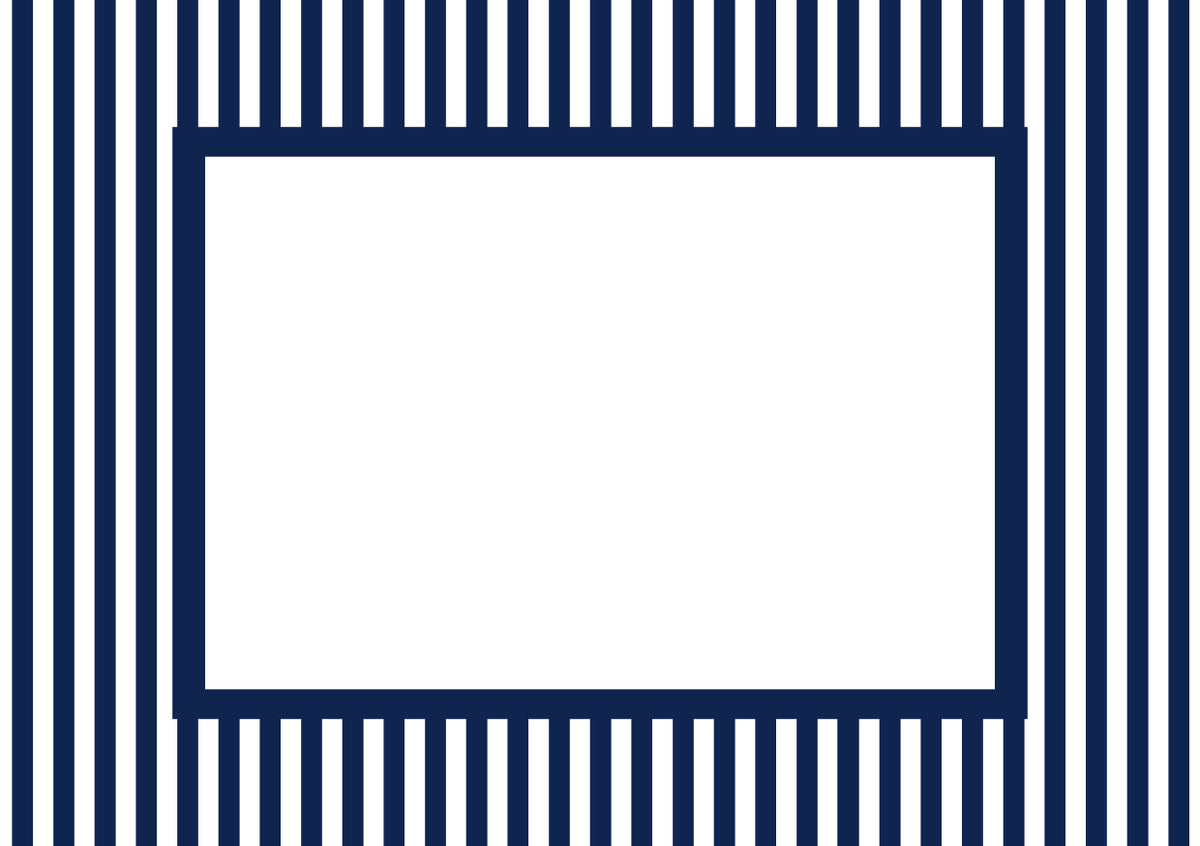 Small Stripes Photo Mount - passe-par-tout - landscape aperture - Coeur et Maman