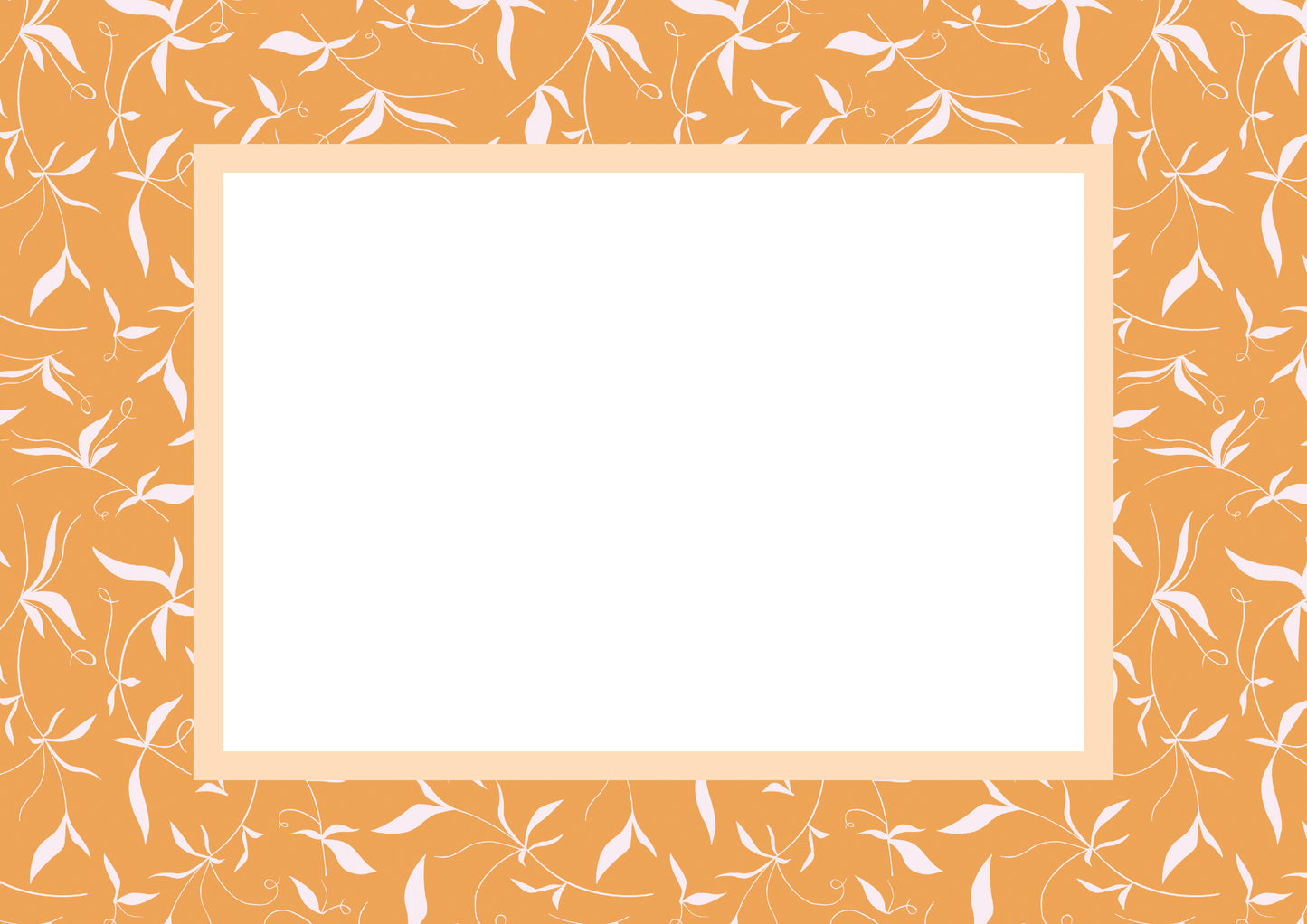 Botanical Photo Mount - passe-par-tout - landscape aperture - Coeur et Maman