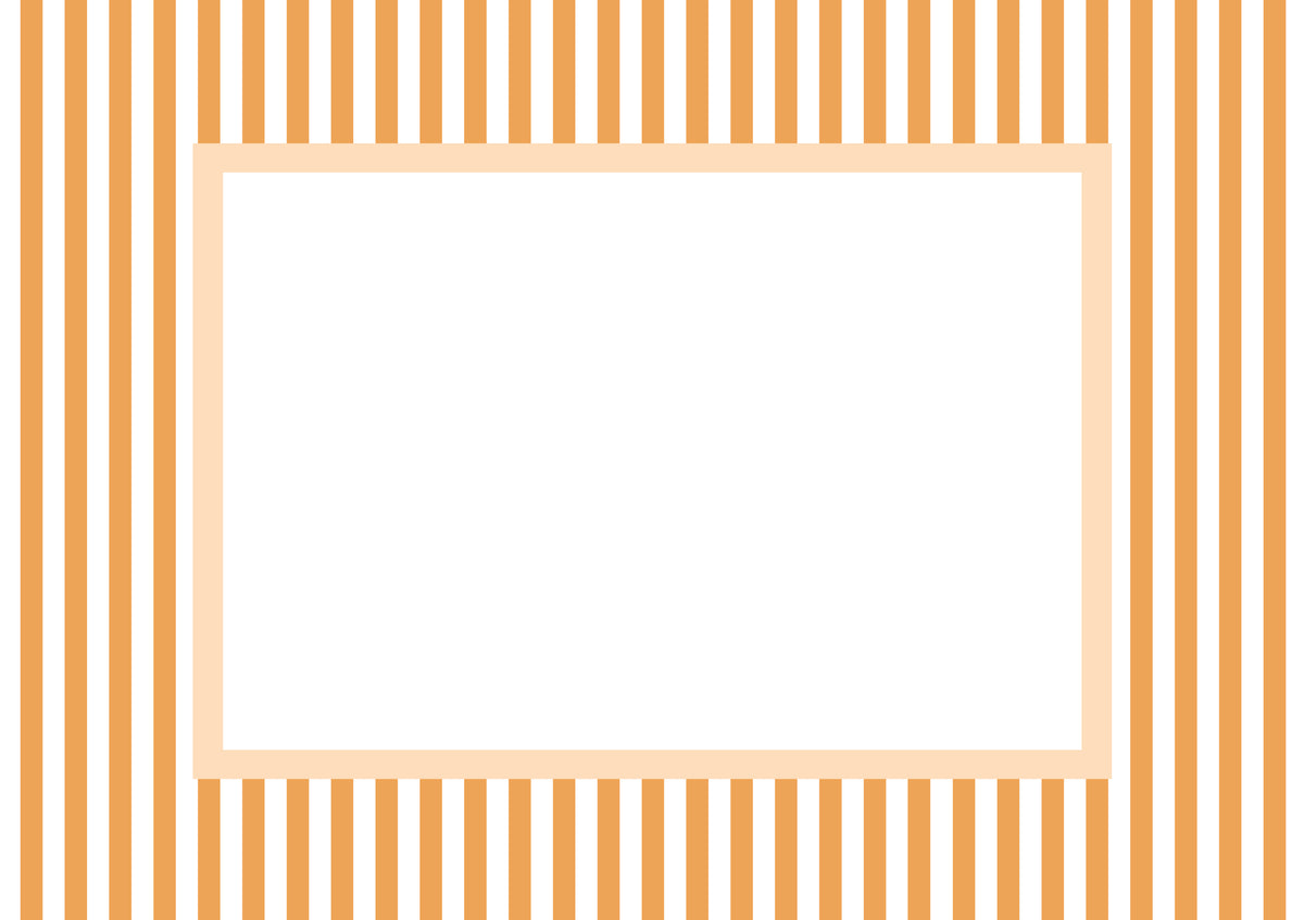 Small Stripes Photo Mount - passe-par-tout - landscape aperture - Coeur et Maman