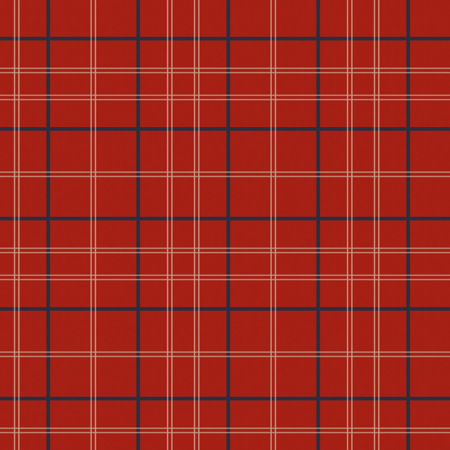 Oval Tartan Photo Mat