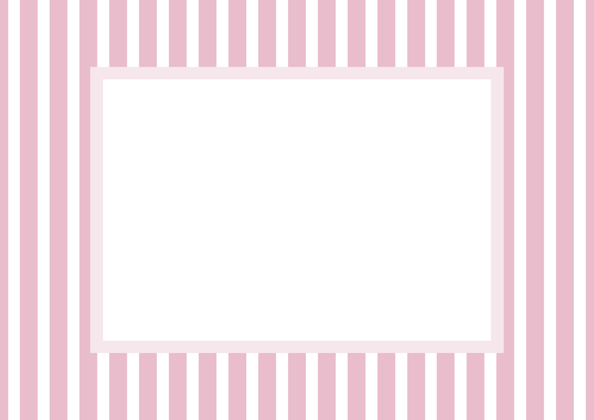 Medium Stripes Photo Mount - passe-par-tout - landscape aperture - Coeur et Maman