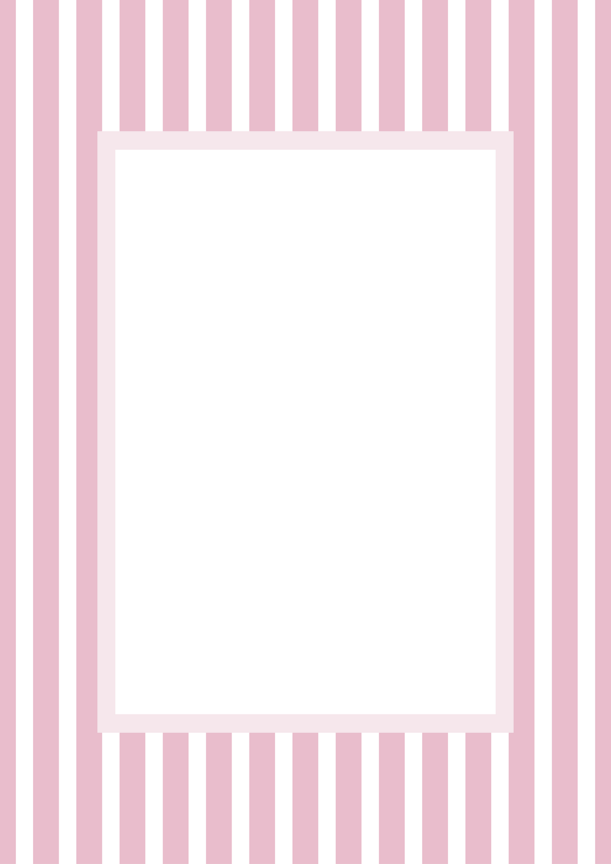 Medium Stripes Photo Mount - passepartout frame - rectangular aperture - Coeur et Maman