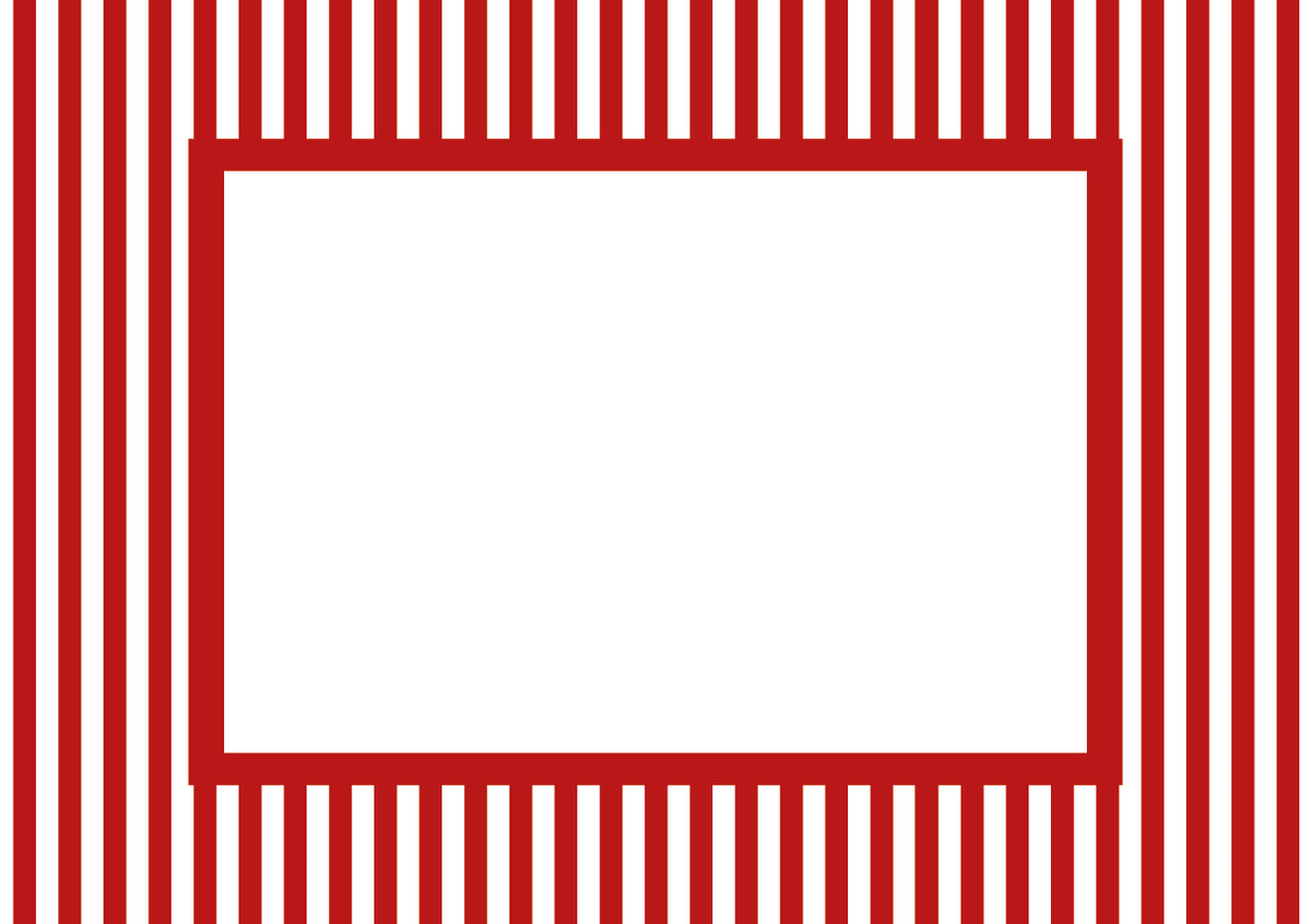 Small Stripes Photo Mount - passe-par-tout - landscape aperture - Coeur et Maman