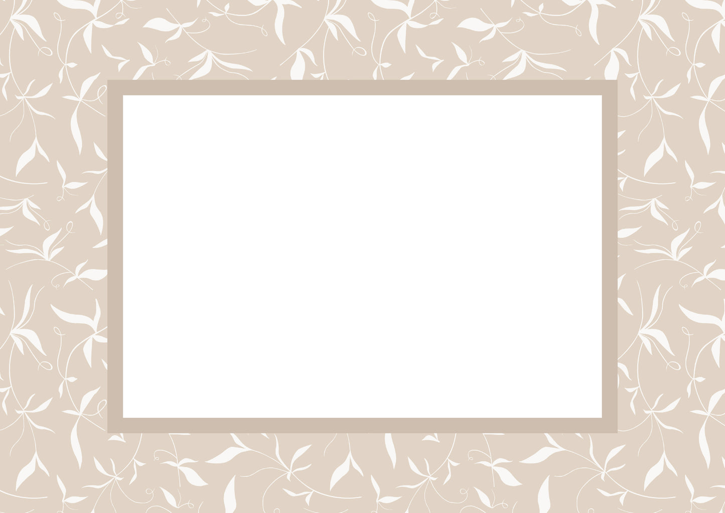Botanical Photo Mount - passe-par-tout - landscape aperture - Coeur et Maman