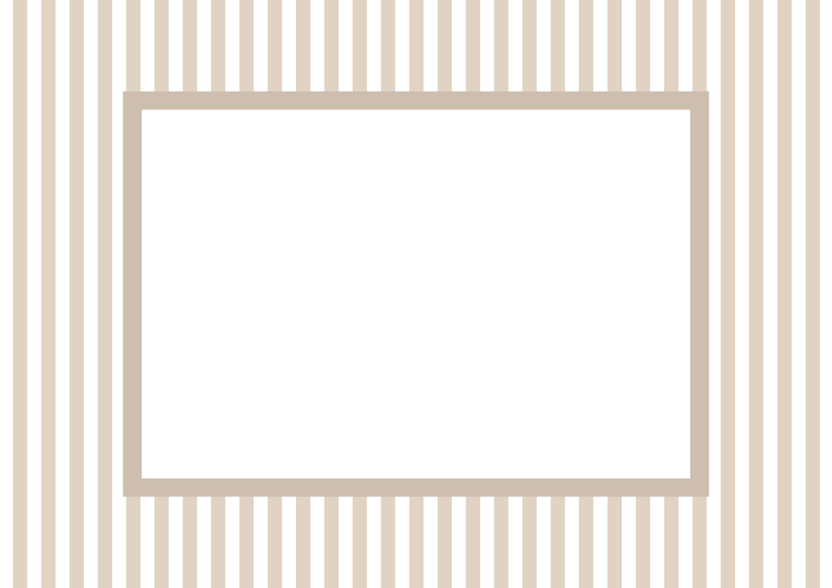 Small Stripes Photo Mount - passe-par-tout - landscape aperture - Coeur et Maman