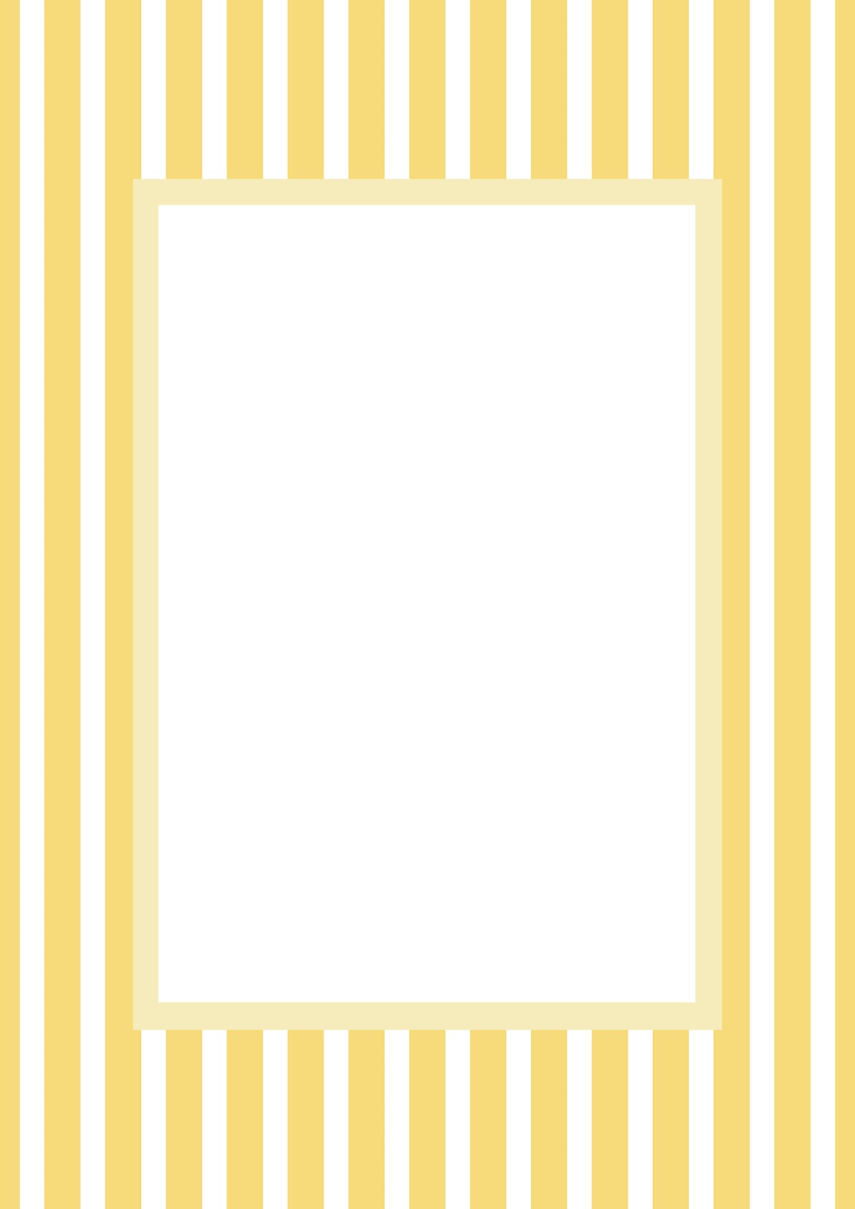 Medium Stripes Photo Mount - passepartout frame - rectangular aperture - Coeur et Maman