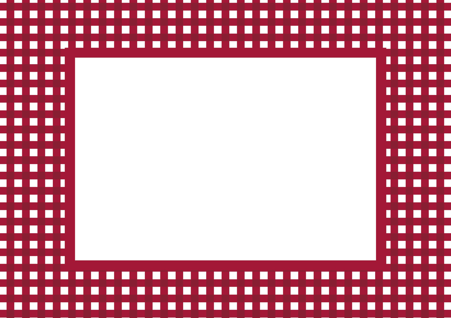 Gingham Photo Mount - passe-par-tout - landscape aperture - Coeur et Maman