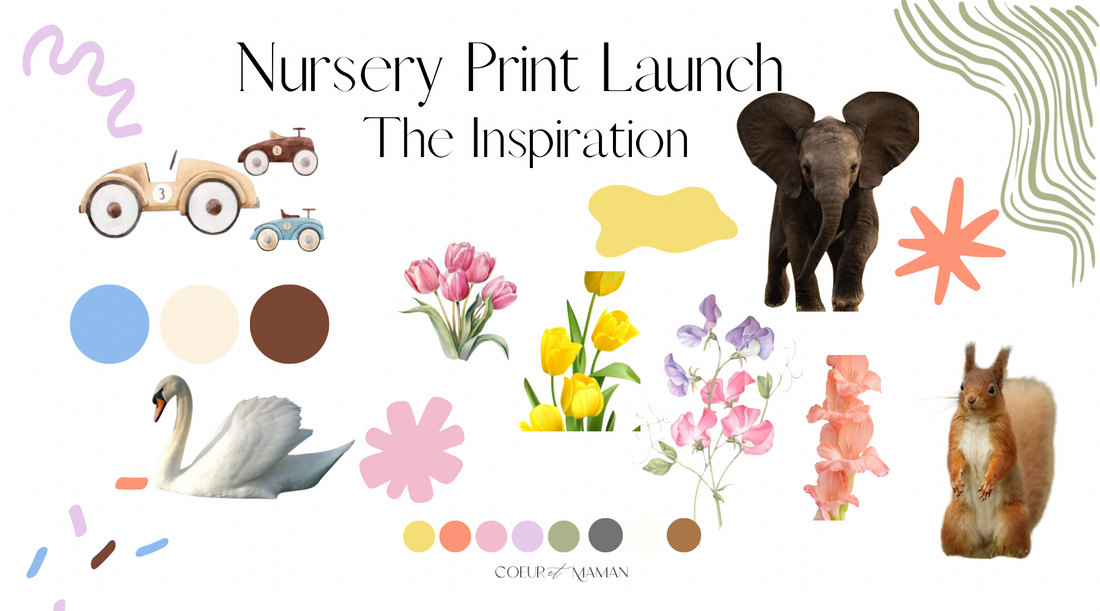 Introducing Coeur et Maman: Luxury Nursery Prints for Creating Cherished Family Memories