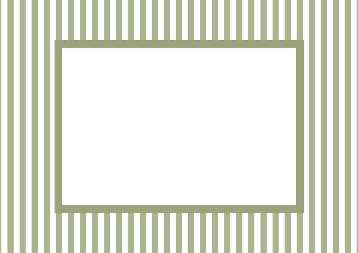 Small Stripes Picture Frame Mat Board