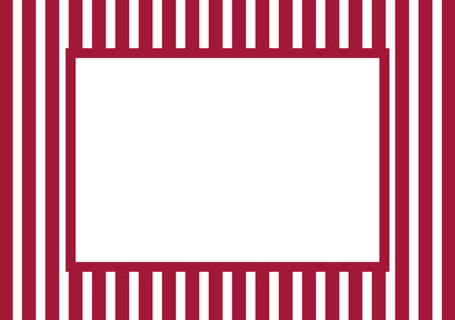 Medium Stripes Photo Mount - passe-par-tout - landscape aperture - Coeur et Maman
