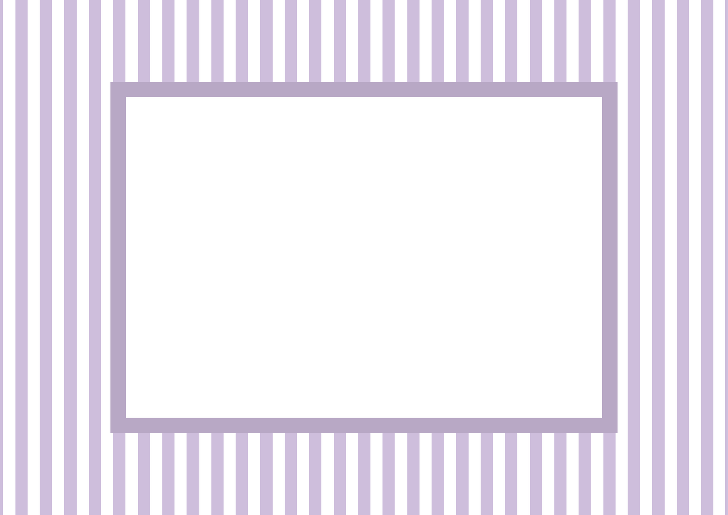 Small Stripes Picture Frame Mat Board