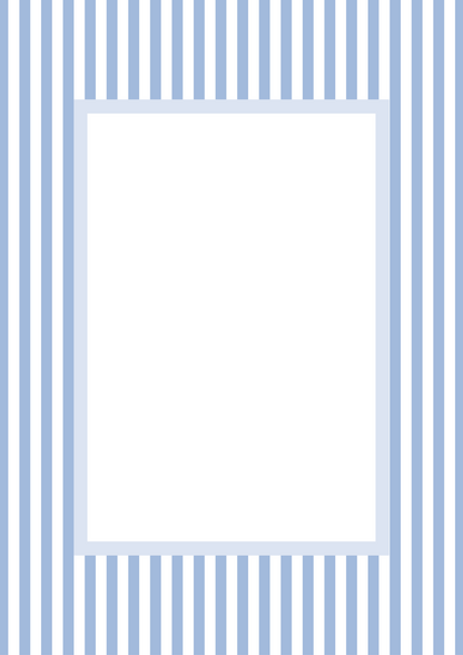 Small Stripes Picture Frame Mat Board