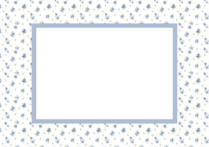 Floral Photo Mount - passe-par-tout - landscape aperture - Coeur et Maman