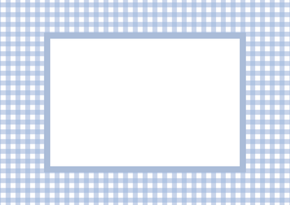 Gingham Photo Mount - passe-par-tout - landscape aperture - Coeur et Maman