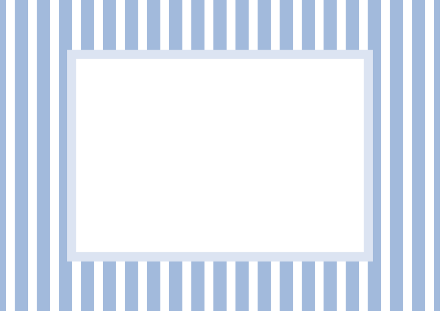 Blue Landscape Medium Stripes Photo Mat