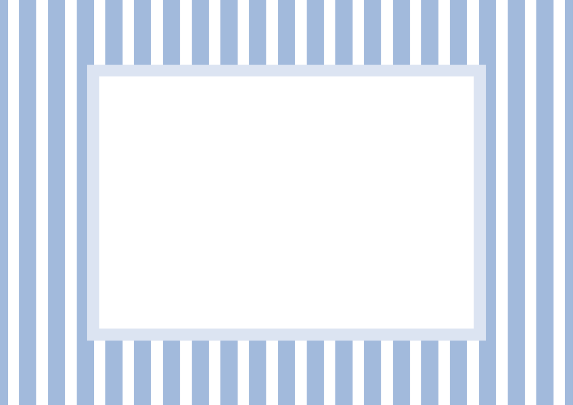 Blue Landscape Medium Stripes Photo Mat