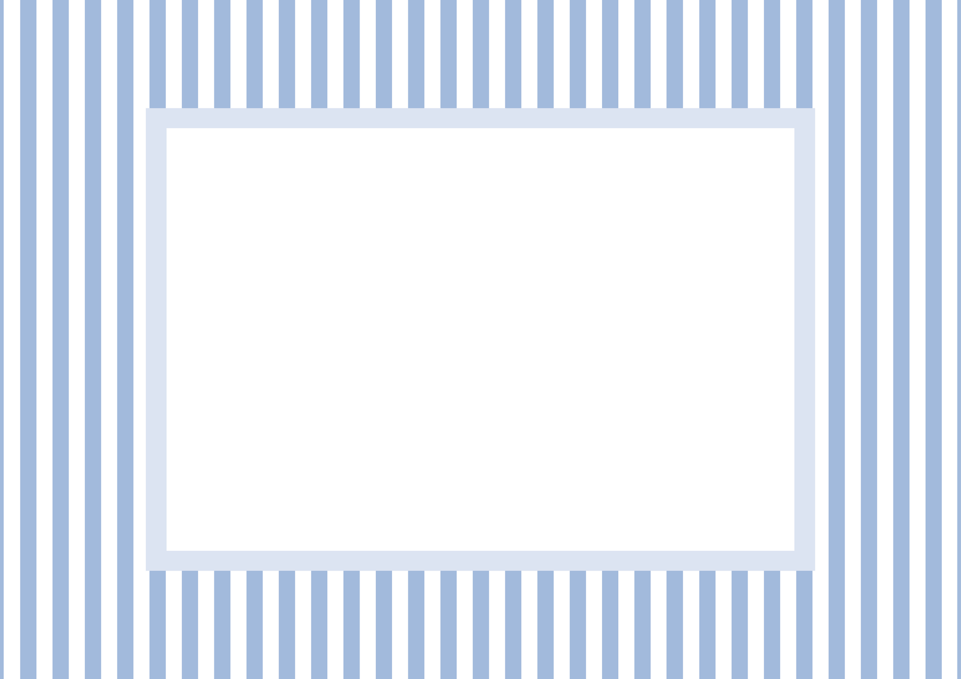 Blue Landscape Small Stripes Photo Mat