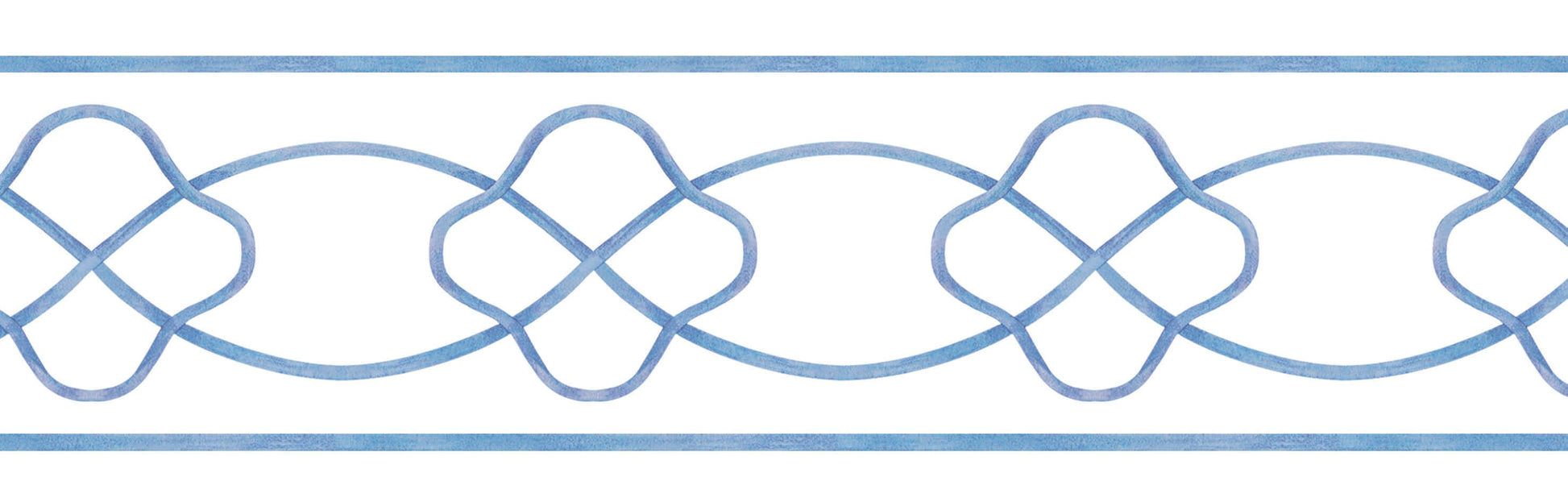 Blue Marlowe Wallpaper Border