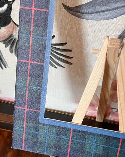 Campbell of Cawdor Tartan Photo Mount - passepartout frame - rectangular aperture - Coeur et Maman