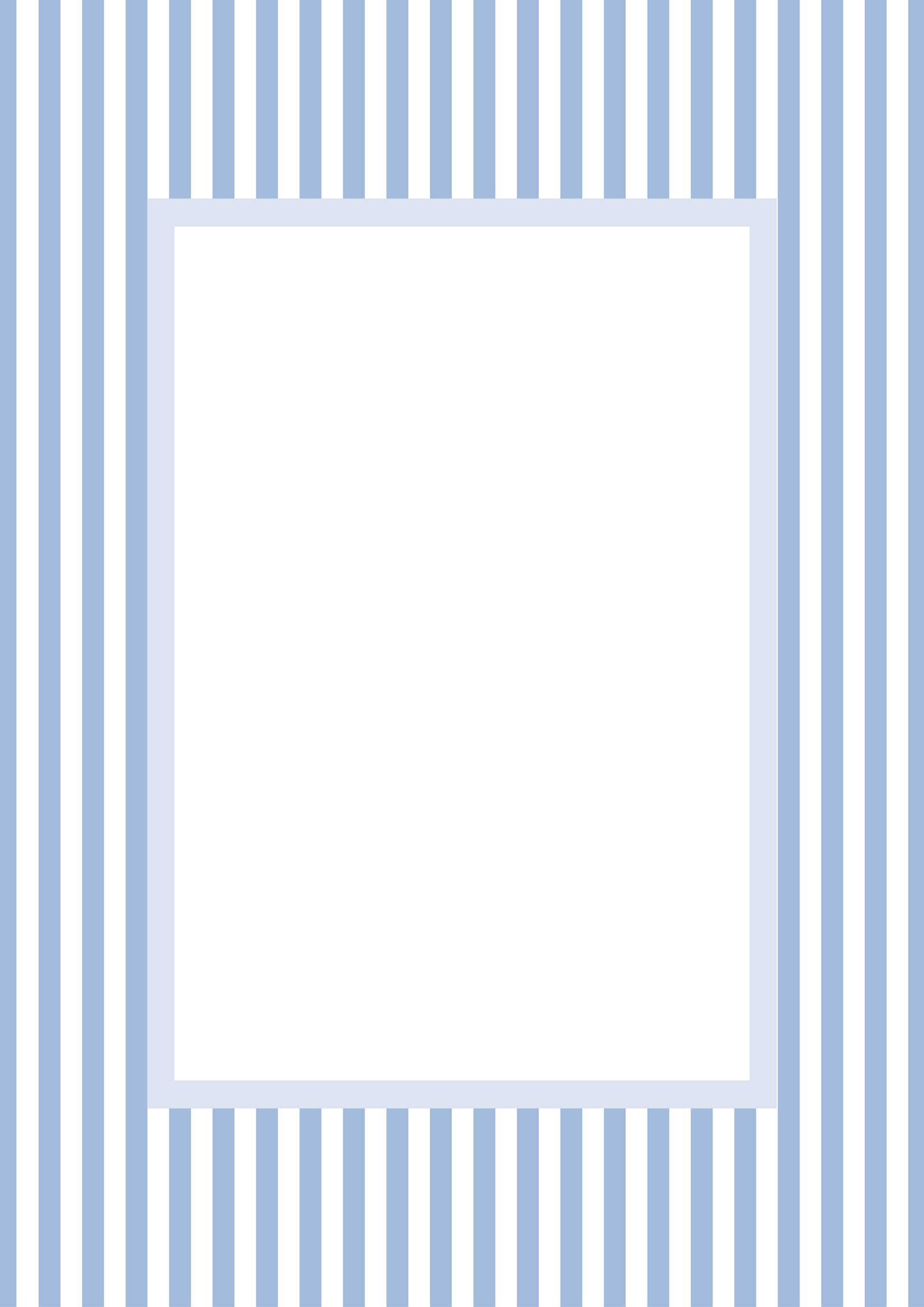 Small Stripes Photo Mount - passepartout frame - rectangular aperture - Coeur et Maman
