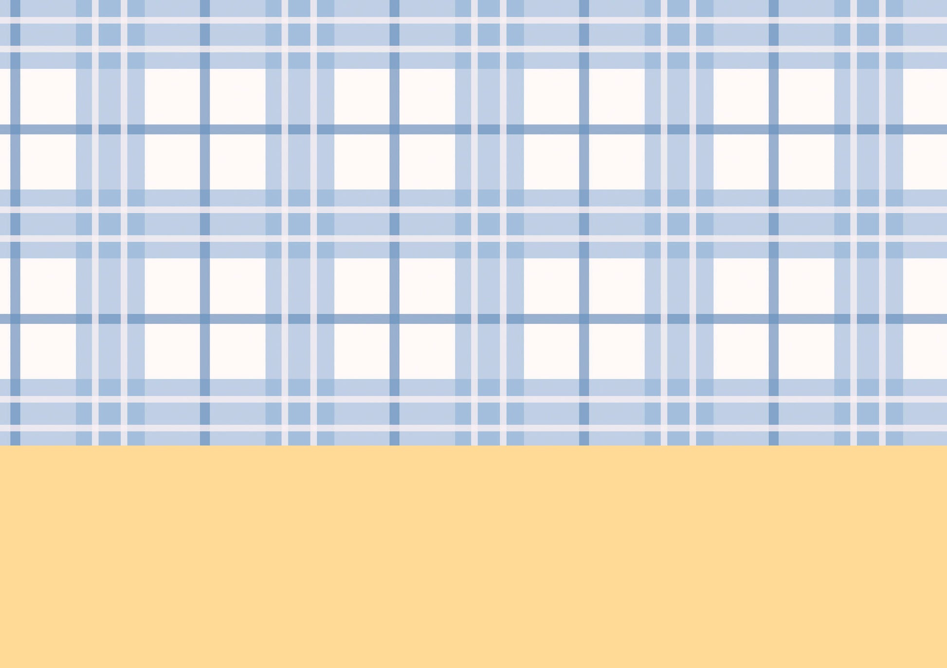 Blue Tartan Wallpaper Border
