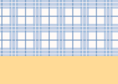 Blue Tartan Wallpaper Border