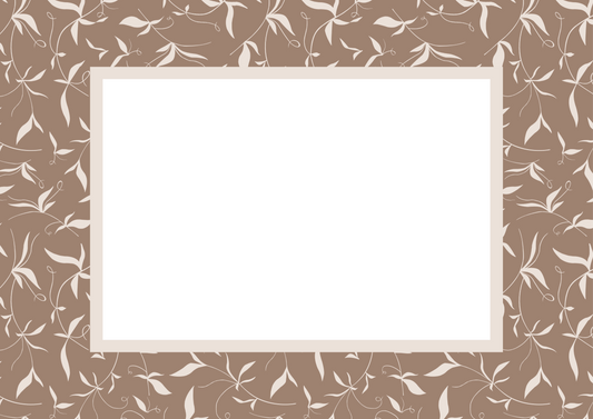 Botanical__Brown__Landscape

Brown botanical picture frame mat board with classic botanical detailing; perfect for neutral nursery décor, woodland-inspired art, or timeless family photos — a versatile gift for baby showers, birthdays, or christenings.