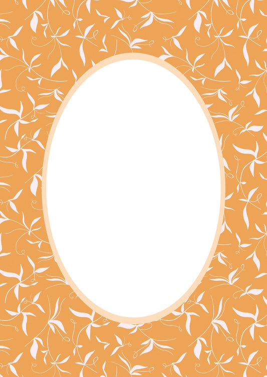 Botanical__Orange__Oval

Orange botanical picture frame mat board with warm botanical detailing; ideal for autumn nursery art, harvest-themed photos, or seasonal prints — a unique gift for baby showers, birthdays, christenings, Easter, or Halloween.
