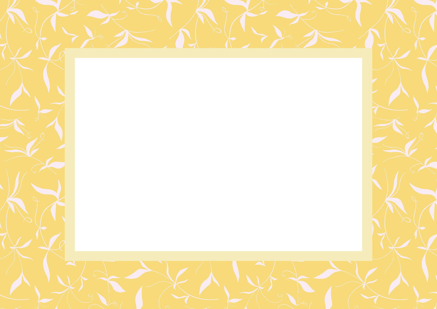Botanical__Yellow__Landscape

Yellow botanical picture frame mat board with cheerful botanical accents; perfect for light-filled nursery prints, sunny family photos, or seasonal artwork — a joyful gift for baby showers, birthdays, christenings, or Easter.