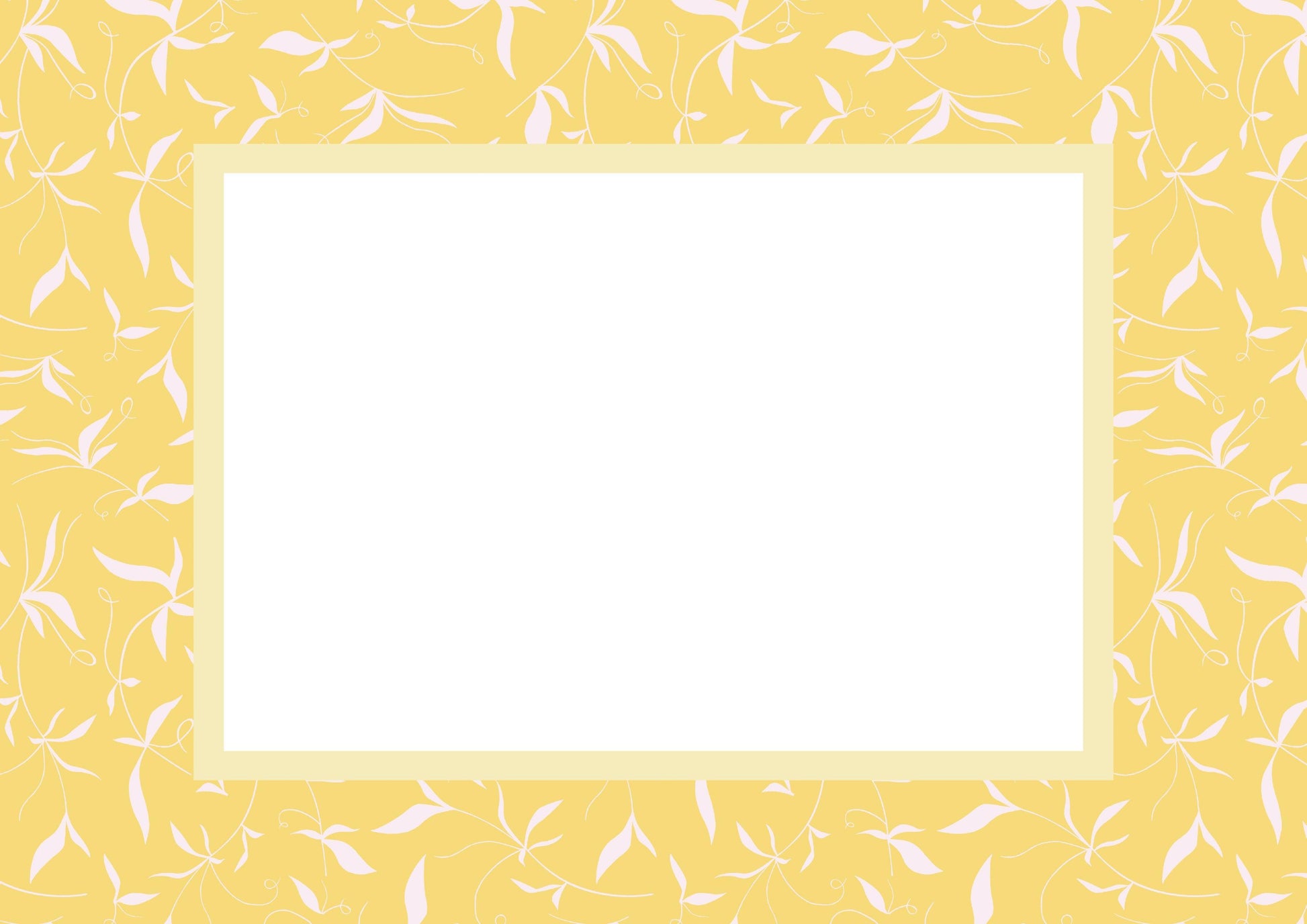 Botanical__Yellow__Landscape

Yellow botanical picture frame mat board with cheerful botanical accents; perfect for light-filled nursery prints, sunny family photos, or seasonal artwork — a joyful gift for baby showers, birthdays, christenings, or Easter.