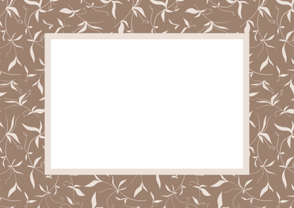 Botanical Photo Mount - passe-par-tout - landscape aperture - Coeur et Maman