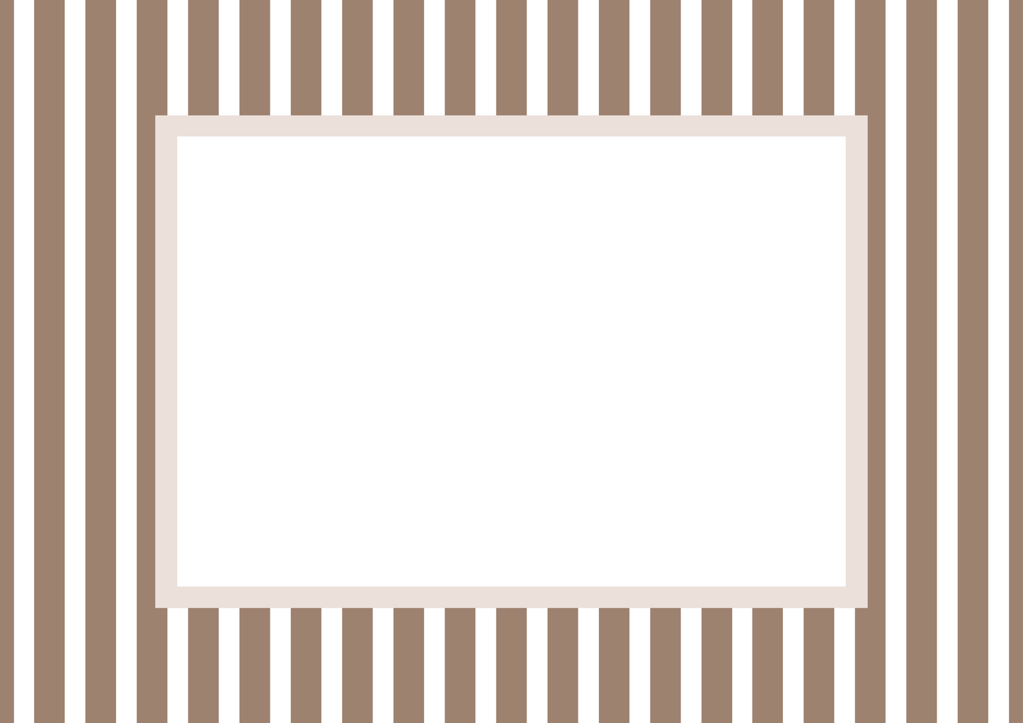 Brown Landscape Medium Stripes Photo Mat