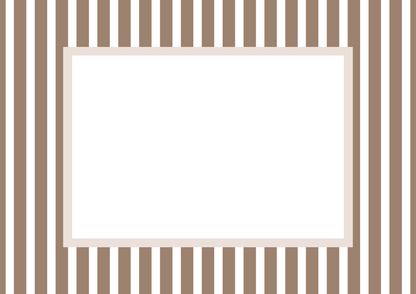 Medium Stripes Photo Mount - passe-par-tout - landscape aperture - Coeur et Maman