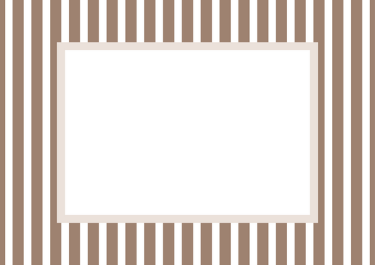 Brown Landscape Medium Stripes Photo Mat