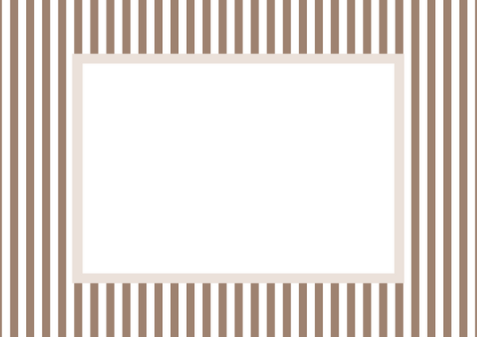 Brown Landscape Small Stripes Photo Mat