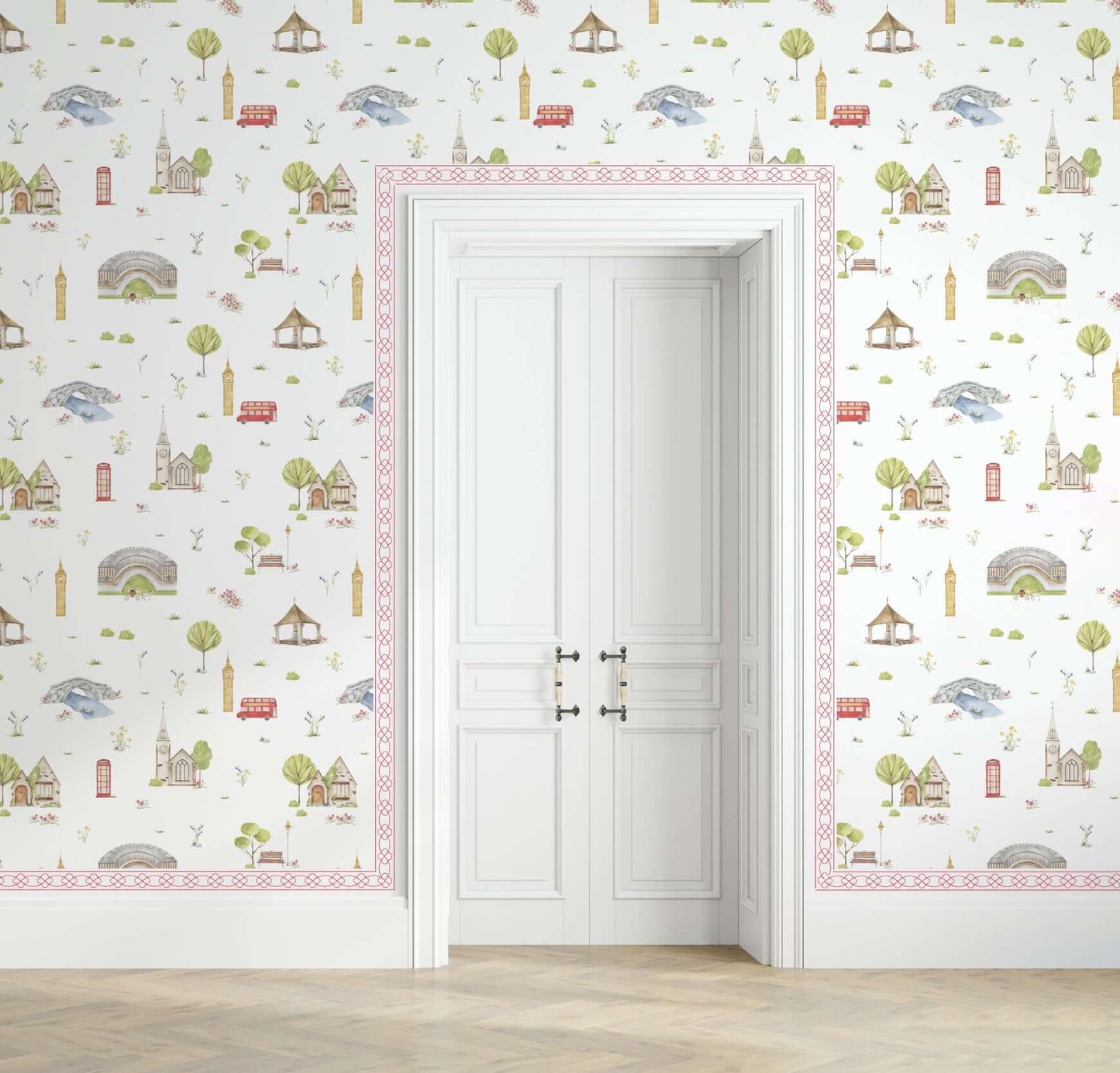 MARLOWE WALLPAPER BORDER - Coeur et Maman