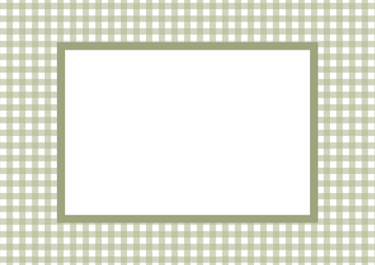 Gingham Photo Mount - passe-par-tout - landscape aperture - Coeur et Maman