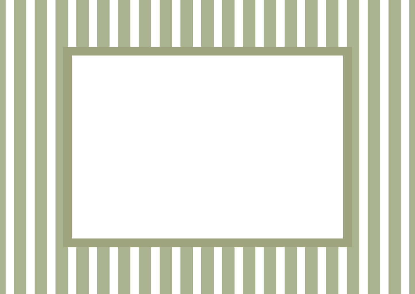 Medium Stripes Photo Mount - passe-par-tout - landscape aperture - Coeur et Maman