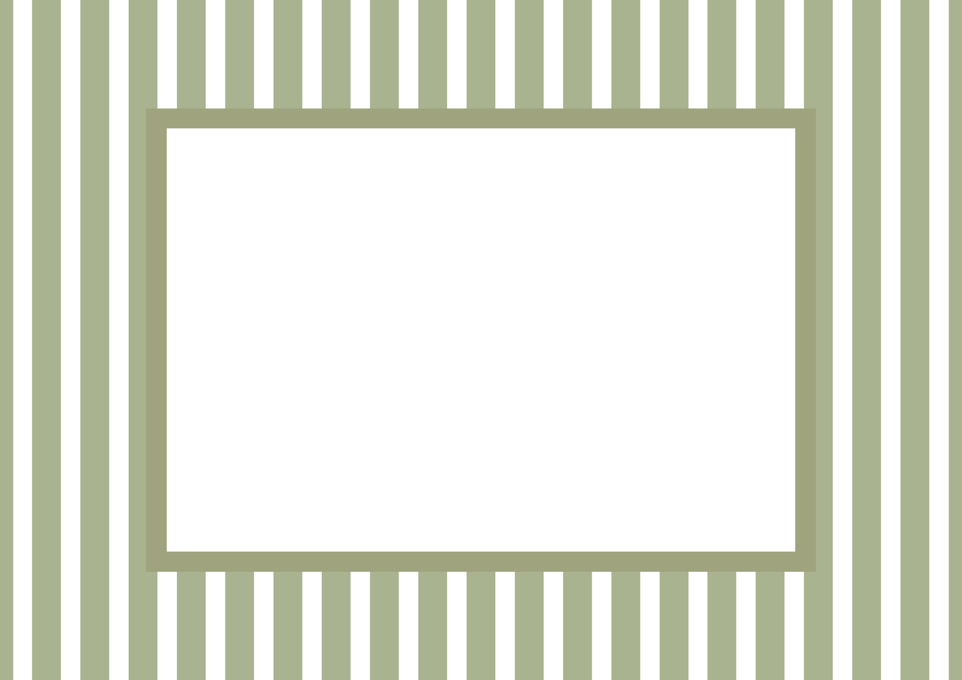 Medium Stripes Photo Mount - passe-par-tout - landscape aperture - Coeur et Maman