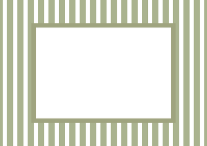 Medium Stripes Photo Mount - passe-par-tout - landscape aperture - Coeur et Maman